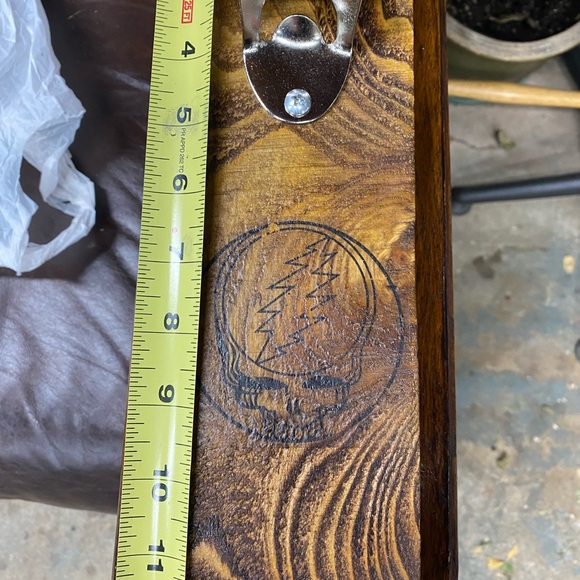 In Dog Beers Bottle opener. Key hole slot for mounting and a 1” magnetic catch. - Picture 2 of 5